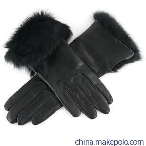 【供应触屏手y-8大量生产女款真皮手套 羊皮手套】价格,厂家,图片,服饰手套,义乌市巨日皮革制品-